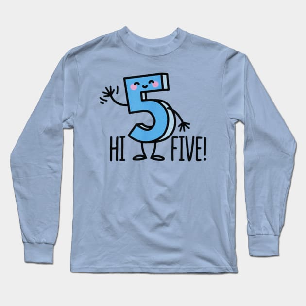 Hi Five! Long Sleeve T-Shirt by Haland 9